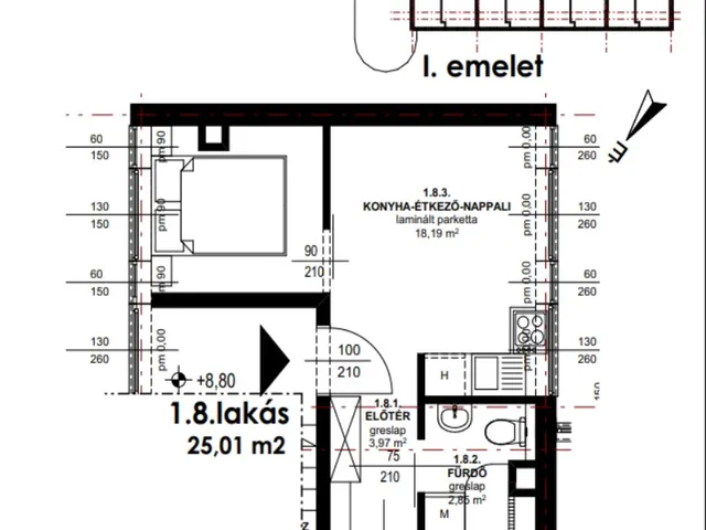 Eladó lakás Szombathely, Belváros 25 nm