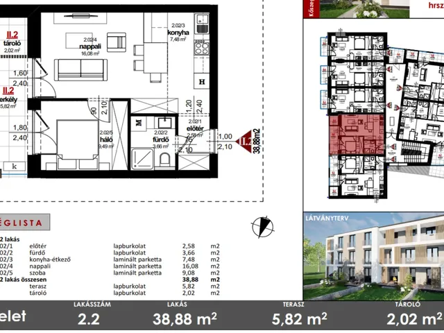 Eladó lakás Kőszegszerdahely 43 nm