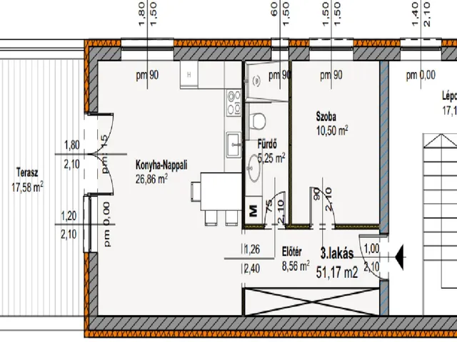 Eladó lakás Szombathely, Belváros 55 nm