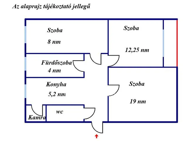 Eladó lakás Tiszaföldvár 63 nm