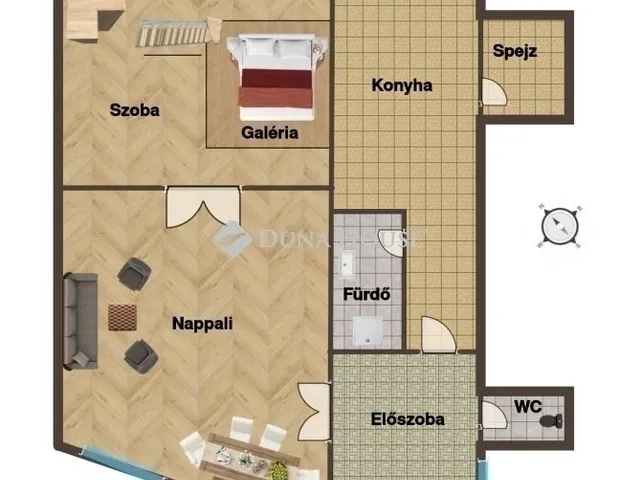 Eladó lakás Budapest VIII. kerület 55 nm