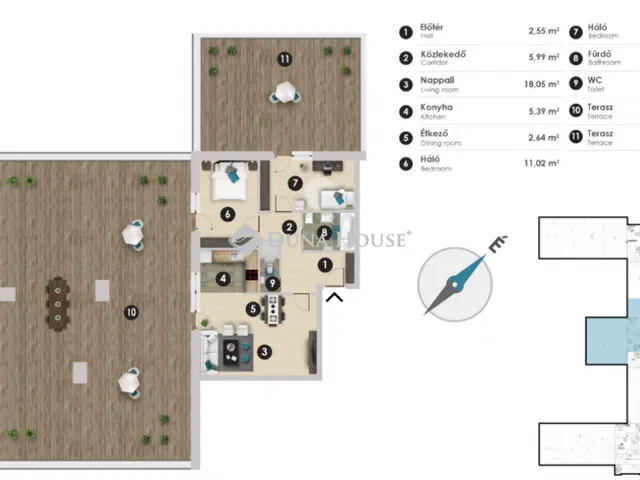 Eladó lakás Budapest XIII. kerület 61 nm
