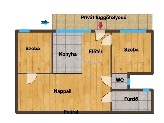 Eladó lakás Budapest VII. kerület 55 nm