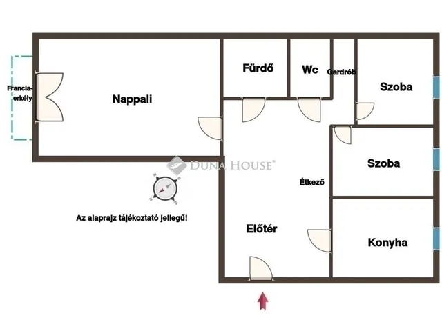 Eladó lakás Budapest III. kerület 57 nm