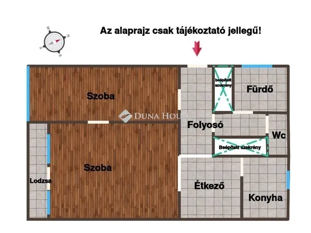 Eladó lakás Budapest II. kerület 53 nm