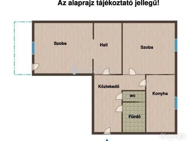 Eladó lakás Szombathely, Derkovits-lakótelep 55 nm