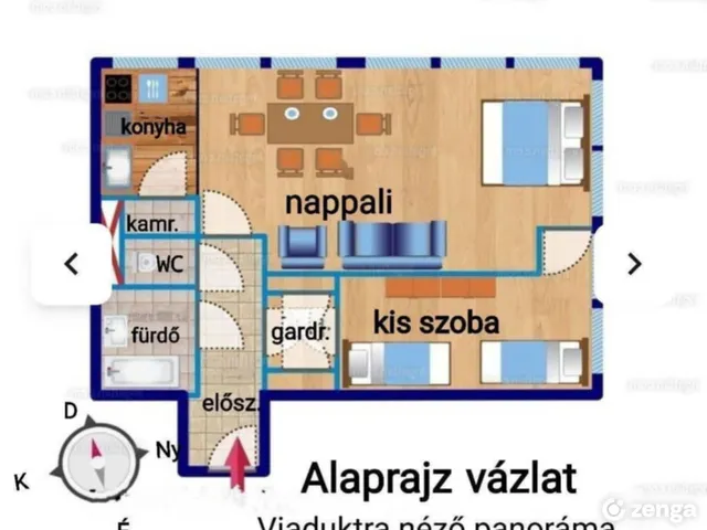 Kiadó lakás Veszprém, Belváros 54 nm