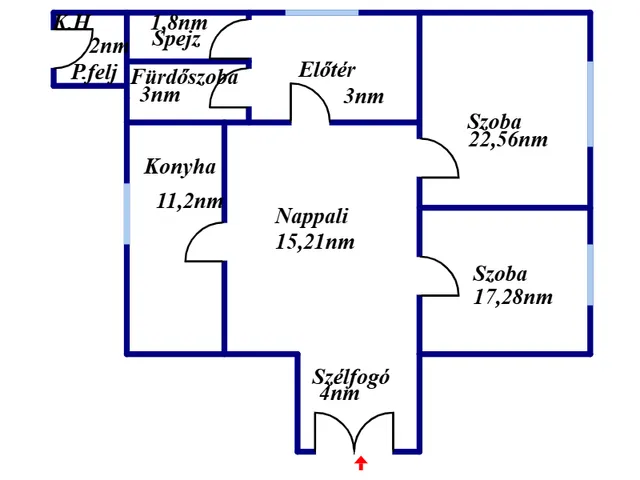 Eladó ház Kóny 80 nm