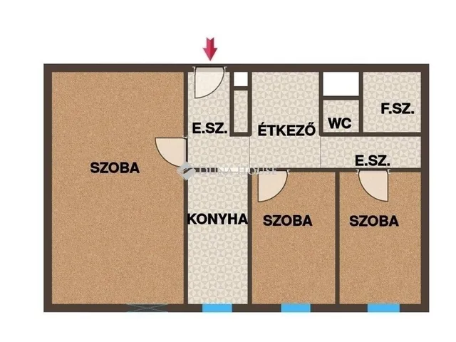 Eladó lakás Budapest III. kerület 57 nm