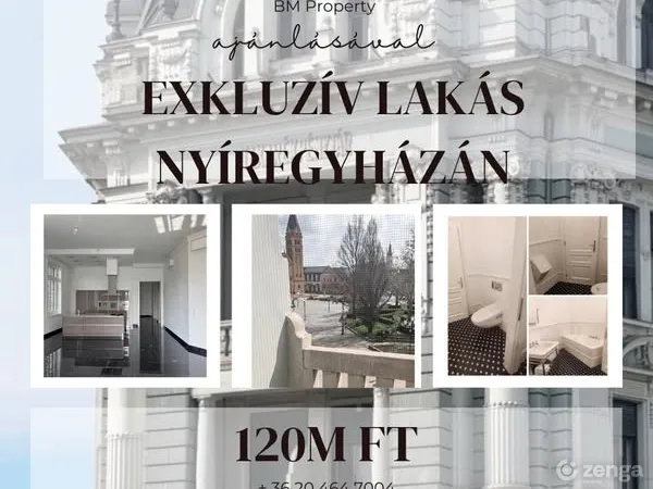 Eladó lakás Nyíregyháza, Belváros 100 nm