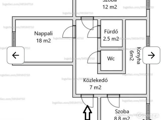 Eladó lakás Nyíregyháza, Jósaváros 55 nm