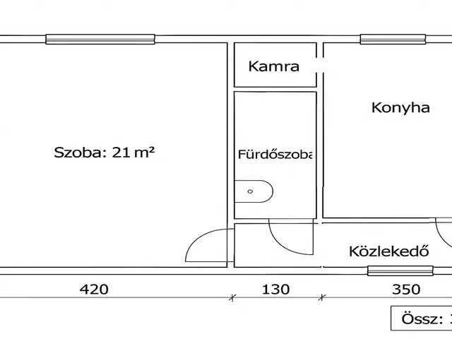 Eladó lakás Debrecen 37 nm