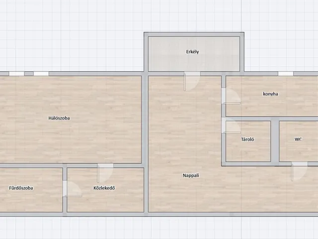 Kiadó lakás Debrecen 56 nm
