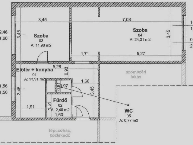 Eladó lakás Győr 52 nm