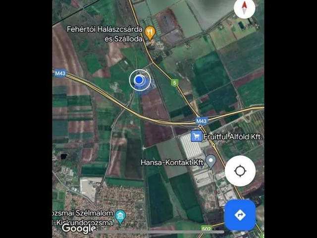 Kiadó kereskedelmi és ipari ingatlan Szeged, Kiskundorozsma, Kettőshatár 500 nm
