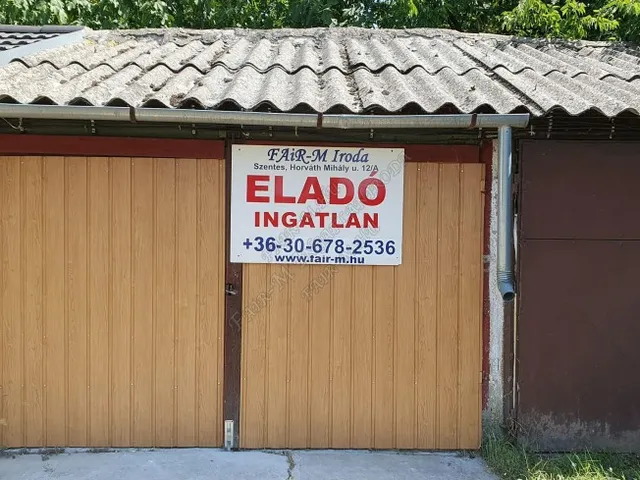 Eladó garázs Szentes 16 nm