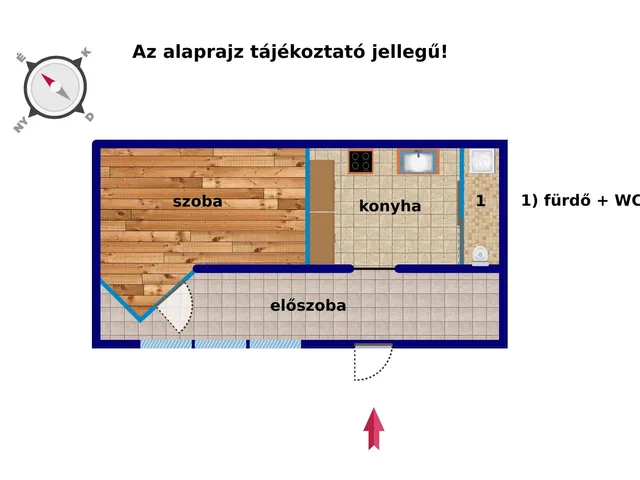 Eladó lakás Budapest XX. kerület, Pesterzsébet, Bajza utca 11. 36 nm