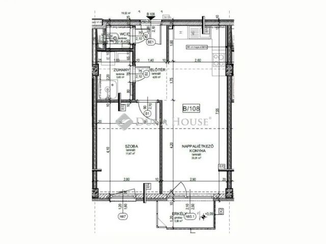 Eladó lakás Budapest VIII. kerület 43 nm