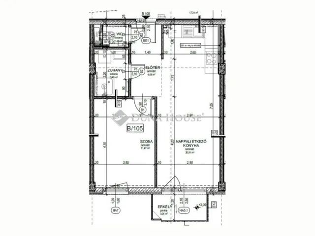 Eladó lakás Budapest VIII. kerület 43 nm