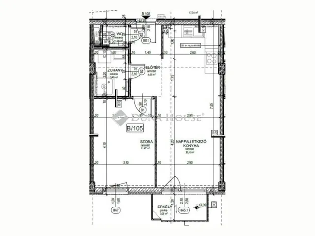 Eladó lakás Budapest VIII. kerület 43 nm