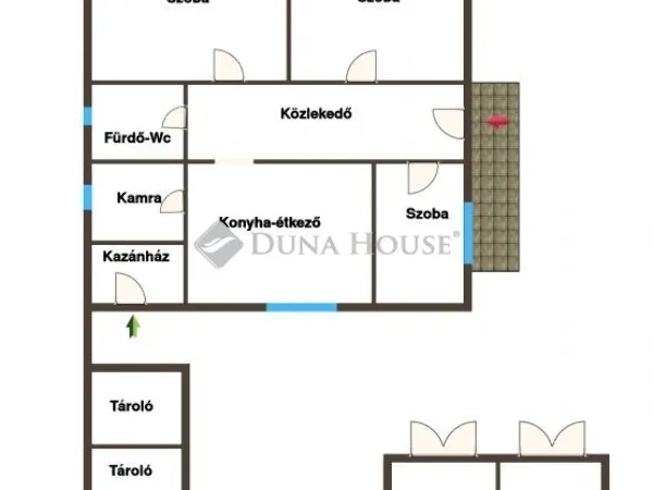 Eladó ház Táborfalva 77 nm