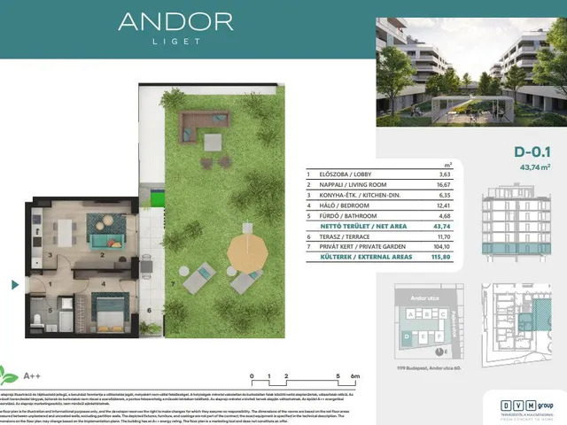 Eladó lakás Budapest XI. kerület, Kelenföld 44 nm