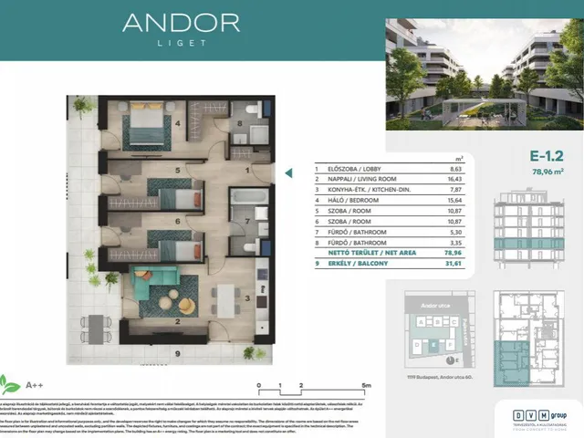 Eladó lakás Budapest XI. kerület, Kelenföld 79 nm
