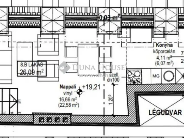 Eladó lakás Budapest VI. kerület 33 nm