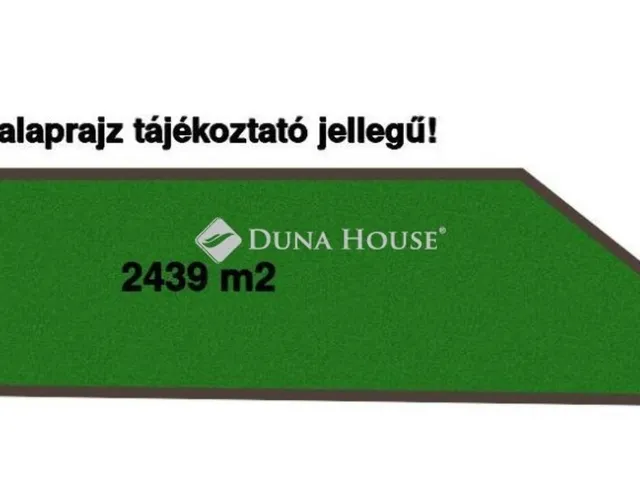 Eladó telek Bugyi 2439 nm