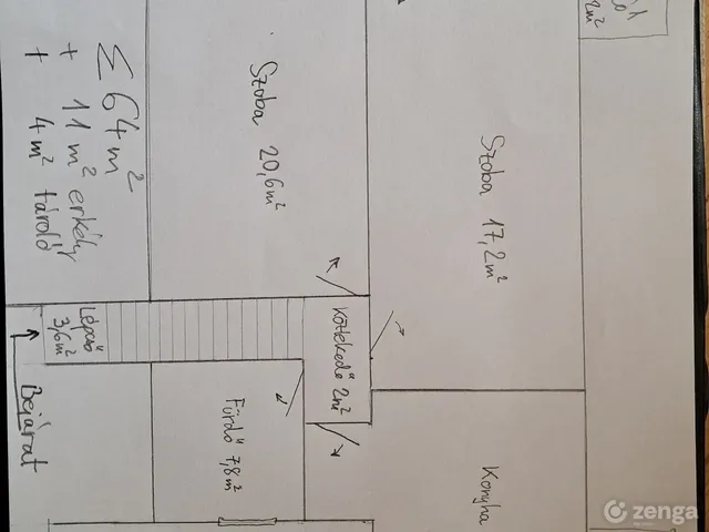 Kiadó lakás Nemesvámos 64 nm