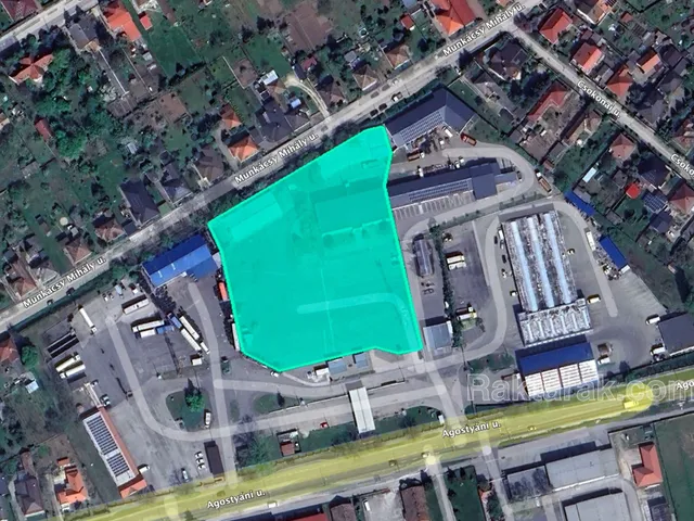 Eladó kereskedelmi és ipari ingatlan Tata-Agosttyán 1934 nm