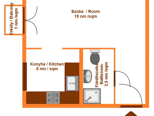 Kiadó lakás Budapest X. kerület, Szárnyas utca 29 nm