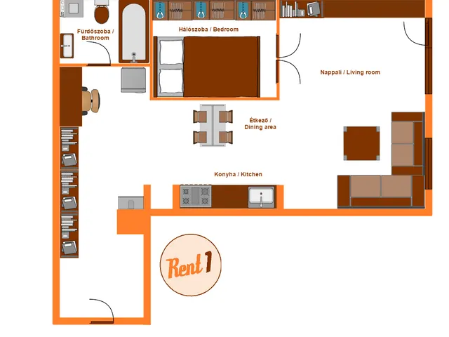 Kiadó lakás Budapest IX. kerület, Rehabilitációs terület IX. ker., Liliom 48 nm
