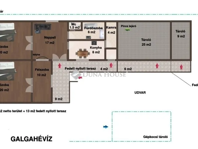 Eladó ház Galgahévíz 100 nm