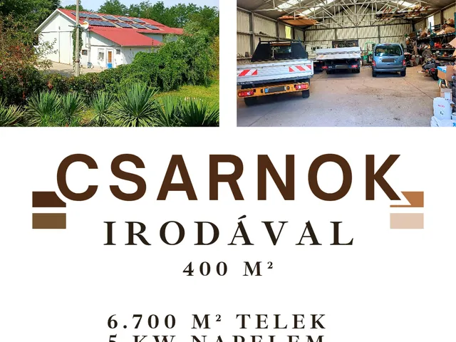 Eladó kereskedelmi és ipari ingatlan Szeged 258 nm