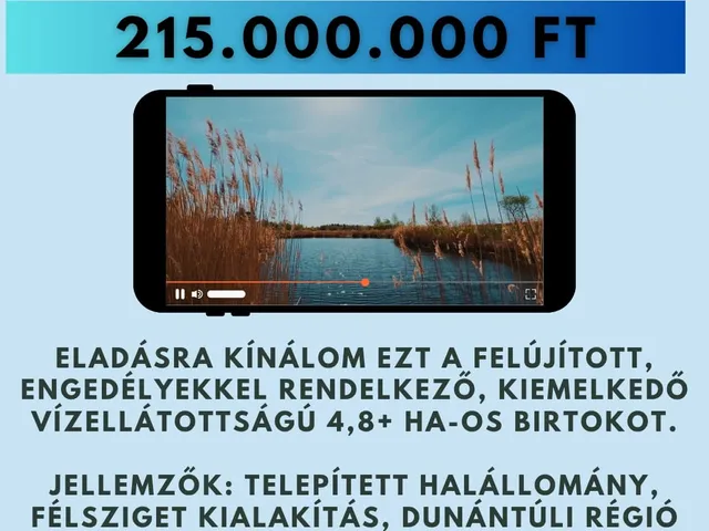 Eladó mezőgazdasági ingatlan Székesfehérvár 48000 nm
