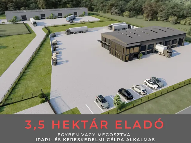 Eladó kereskedelmi és ipari ingatlan Maglód 34470 nm