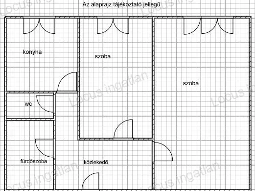 Eladó lakás Törökszentmiklós 48 nm
