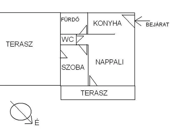 Kiadó lakás Budapest IX. kerület, Középső Ferencváros 55 nm