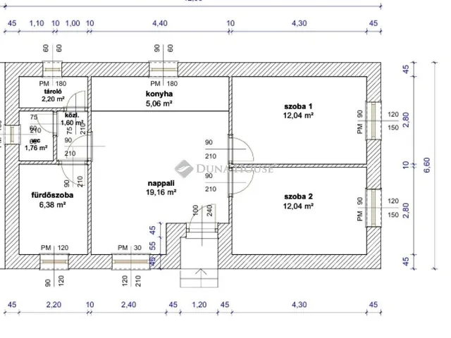 Eladó ház Dánszentmiklós 60 nm