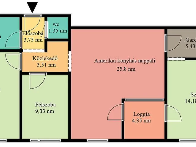 Eladó lakás Budapest IV. kerület, Újpest 73 nm