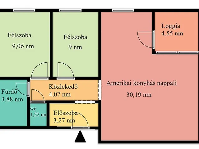 Eladó lakás Budapest IV. kerület, Újpest 61 nm