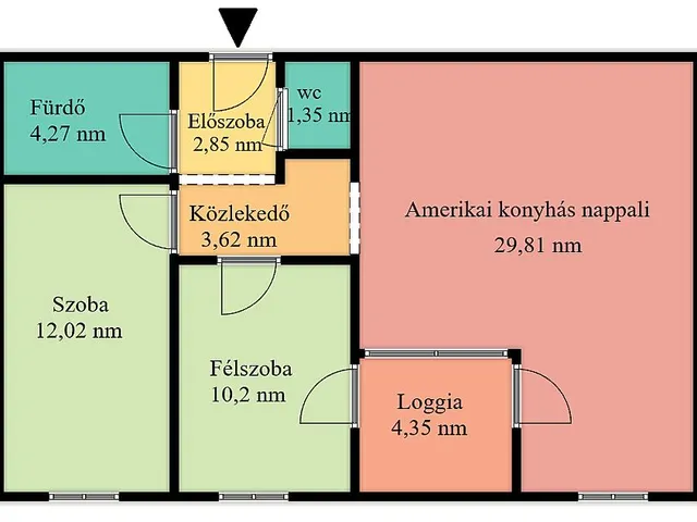 Eladó lakás Budapest IV. kerület, Újpest 64 nm