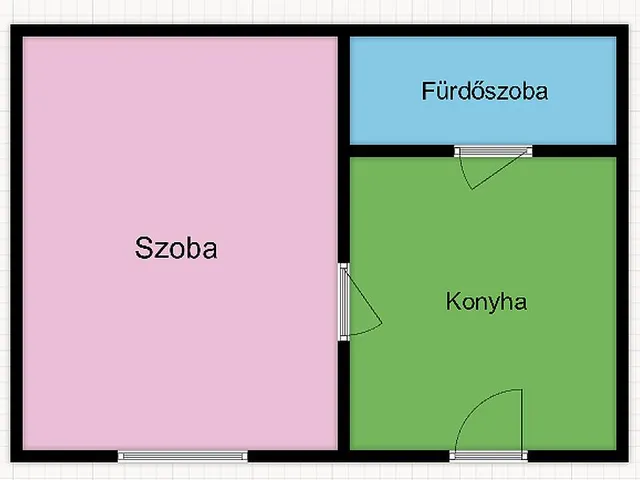 Eladó lakás Budapest IV. kerület, Újpest 24 nm