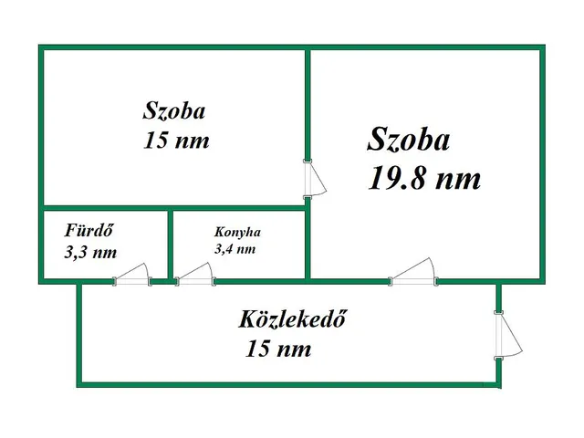 Eladó ház Dunakeszi 57 nm