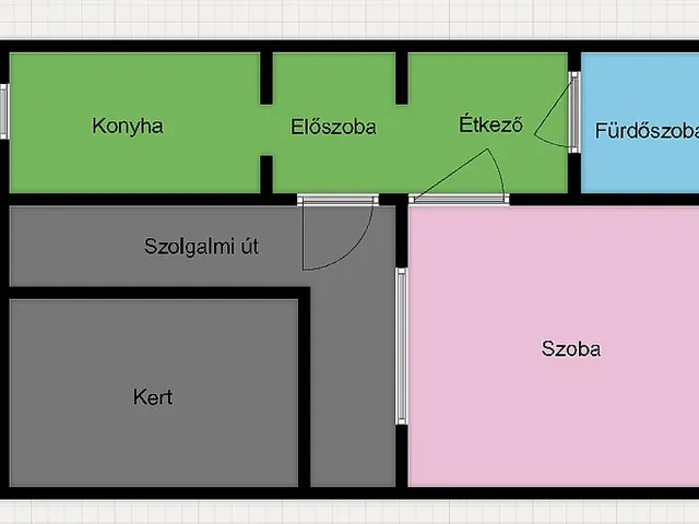 Eladó lakás Budapest IV. kerület, Újpest 33 nm