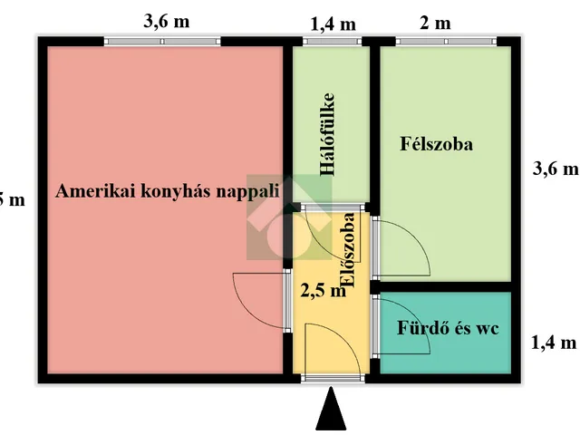 Eladó lakás Budapest IV. kerület, Újpest 35 nm