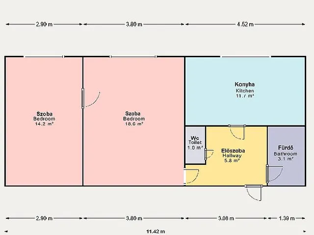 Eladó lakás Budapest XIV. kerület, Herminamező 51 nm