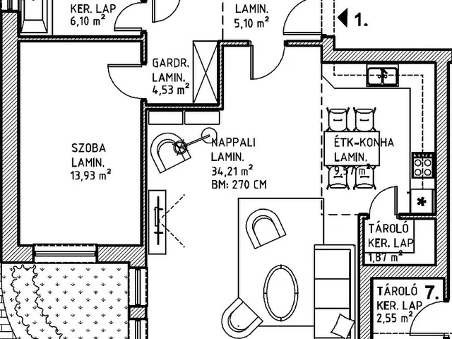 Eladó lakás Budapest XV. kerület, Rákospalota 77 nm