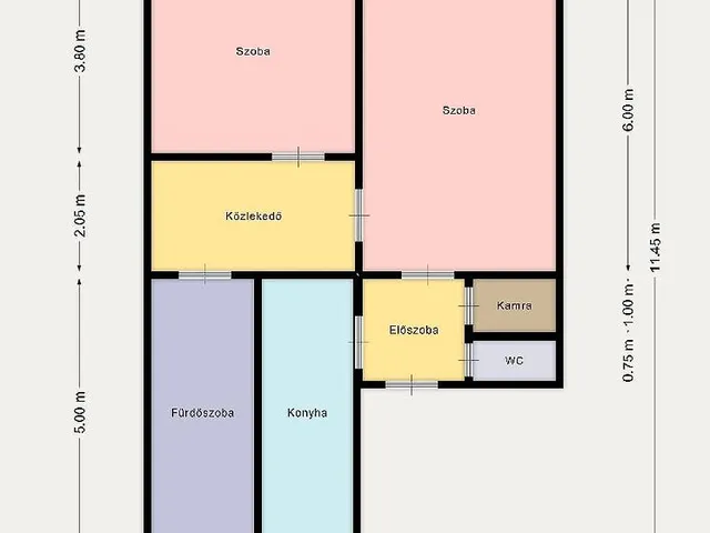 Eladó lakás Budapest X. kerület, Ligettelek 58 nm